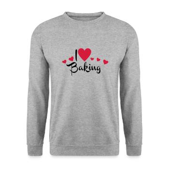 cuire - Sweat-shirt Unisexe - gris chiné - Devant - Alina (178cm) & Michal (187cm)