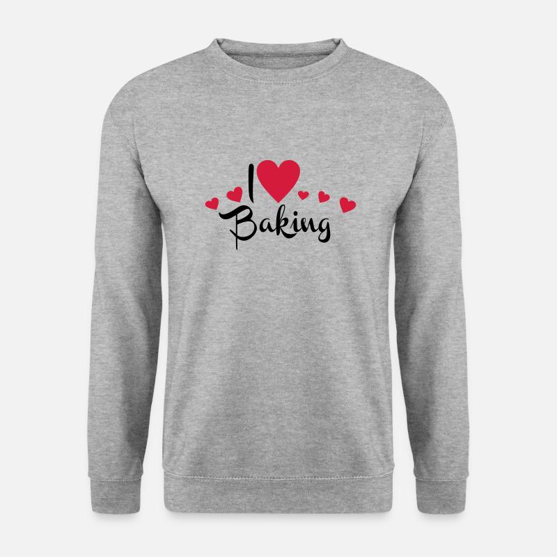 bake - Unisex Sweatshirt - salt & pepper
