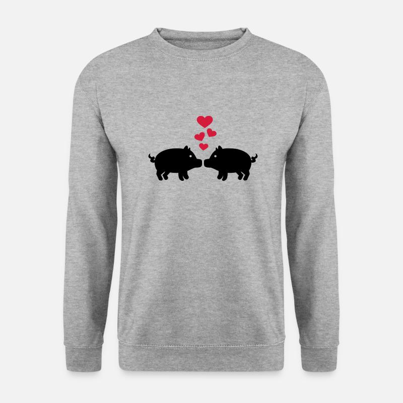 Pig - Unisex Sweatshirt - salt & pepper
