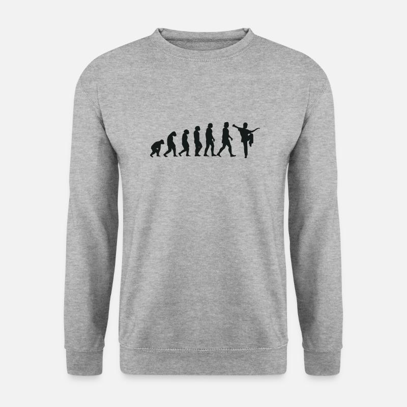 Evolution of Kung Fu - Unisex Sweatshirt - salt & pepper