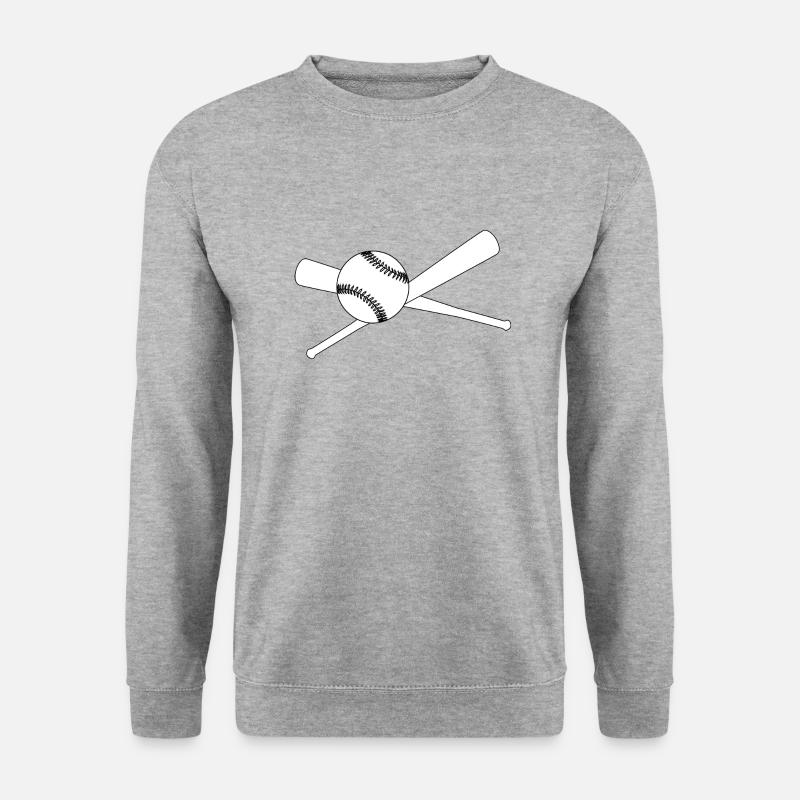 Baseball And 2 Bats - Unisex Sweatshirt - salt & pepper