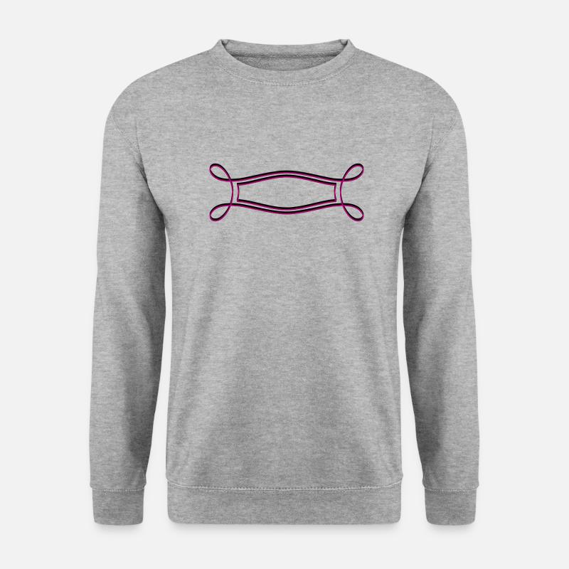 Banner 2 - Unisex Pullover - Weißgrau meliert