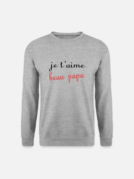 I love you stepdad - Unisex Sweatshirt - salt & pepper