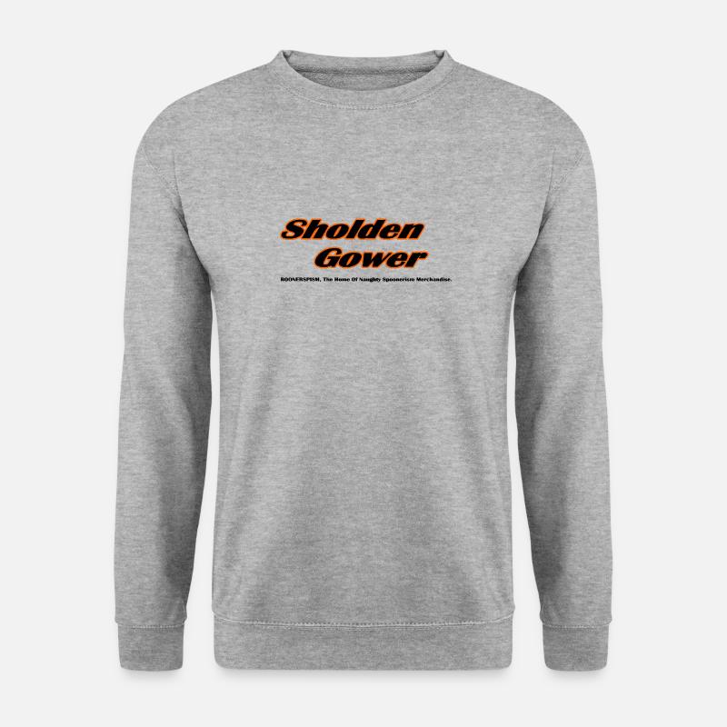 Sholden Gower - Spoonerismus - Unisex Pullover - Weißgrau meliert
