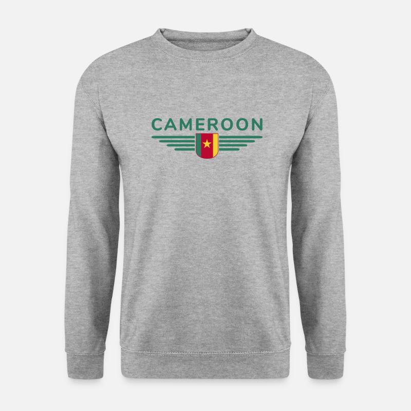 Cameroon Design – Pride and Diversity - Unisex Sweatshirt - salt & pepper