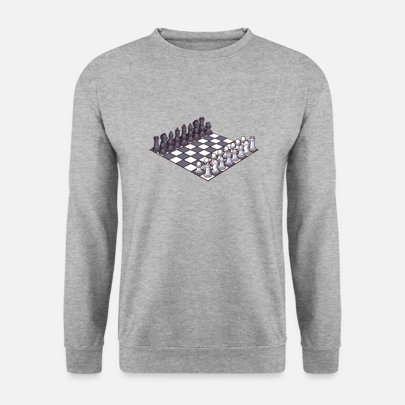 Boardgame Chess Backgammon Game Night - Unisex Sweatshirt - salt & pepper