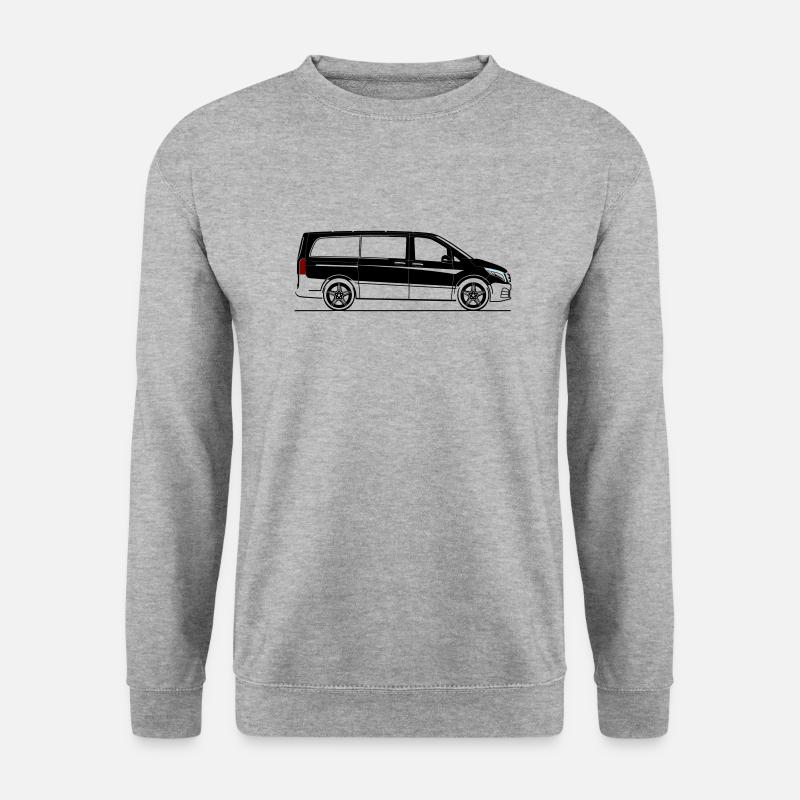 Vito W447 silhouette - Unisex Pullover - Weißgrau meliert
