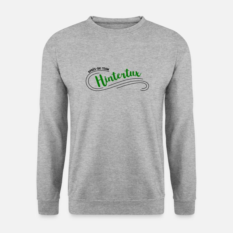 Après-Ski Hintertux - Unisex Pullover - Weißgrau meliert