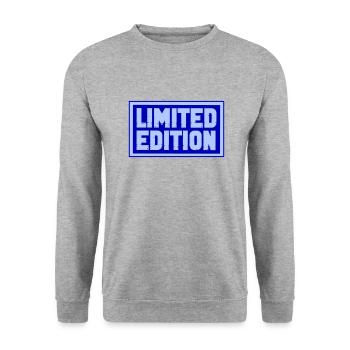 limited edition 02 - Unisex Pullover - Weißgrau meliert - Vorne - Alina (178cm) & Michal (187cm)