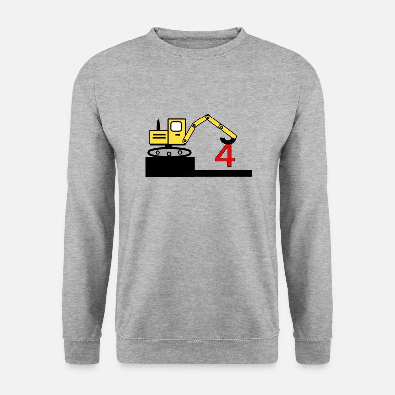 Excavator - Unisex Sweatshirt - salt & pepper