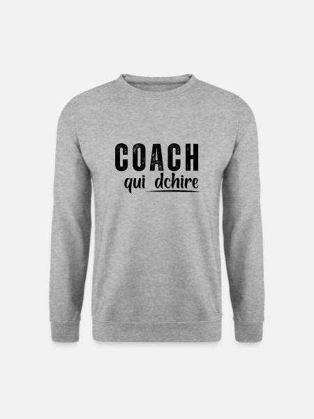 Coach Who - Unisex Sweatshirt - salt & pepper