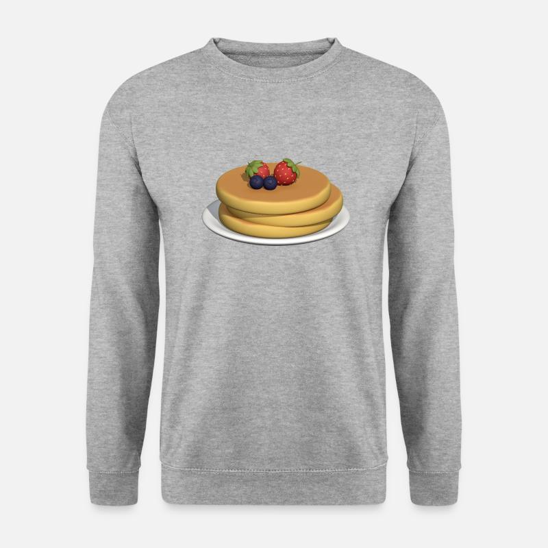 Pancake Stack with Berries - Unisex Sweatshirt - salt & pepper