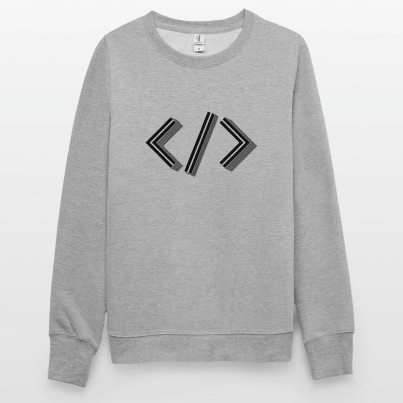 Retro Bracket's - Full Stack Developer HTML XML Unisex Sweatshirt