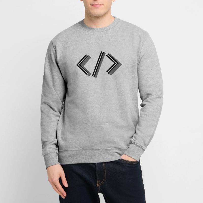 Retro Bracket's - Full Stack Developer HTML XML Unisex Sweatshirt
