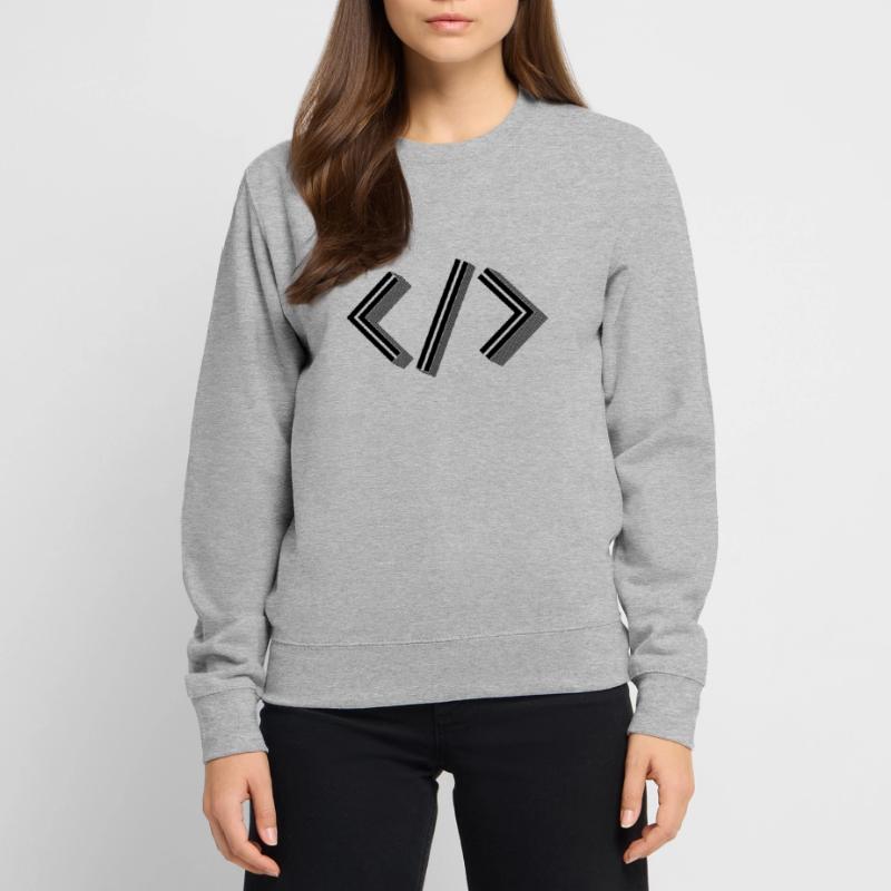 Retro Bracket's - Full Stack Developer HTML XML Unisex Sweatshirt