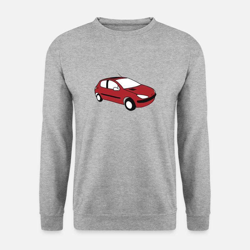 Pyzio - Unisex Pullover - Weißgrau meliert