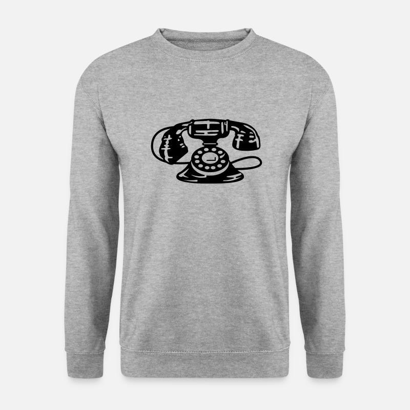 Old Phone - Unisex Sweatshirt - salt & pepper