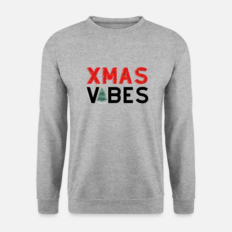 Xmas Vibes - Unisex Pullover - Weißgrau meliert