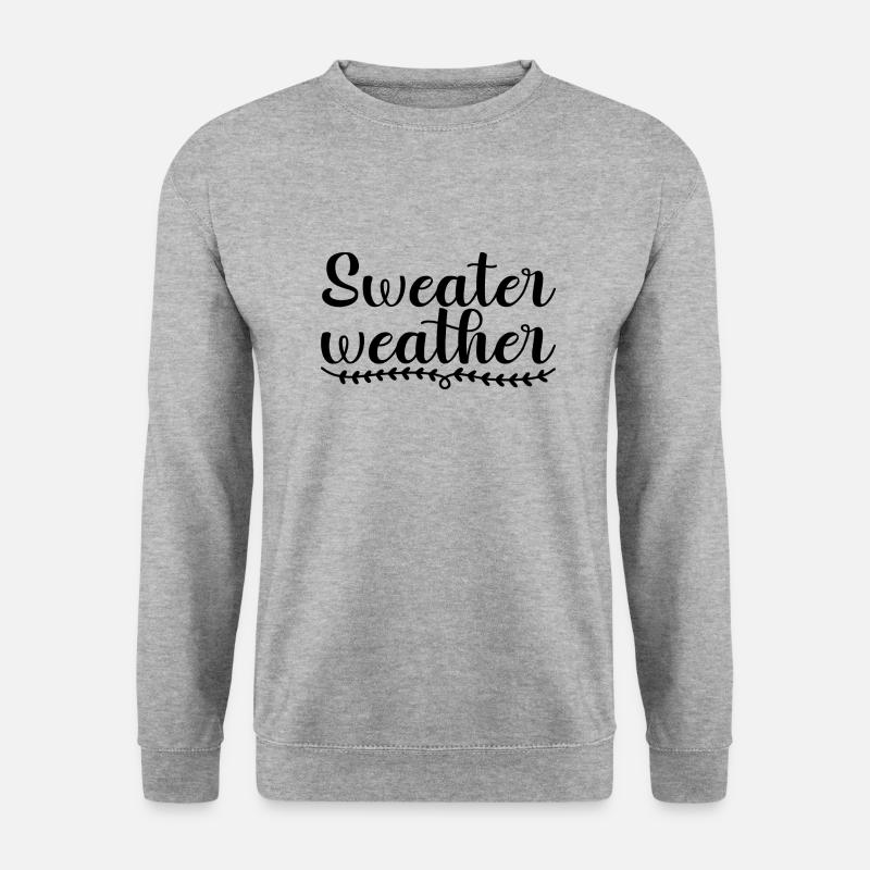 Sweater Weather - Unisex Pullover - Weißgrau meliert