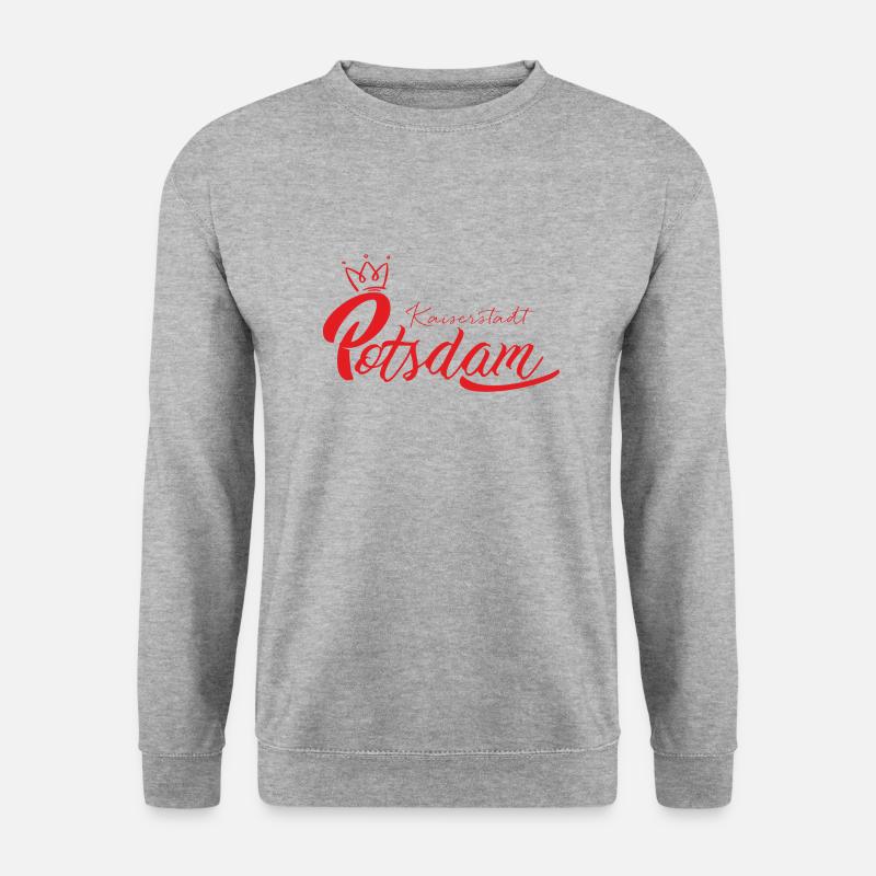 Potsdam Logo - Unisex Pullover - Weißgrau meliert