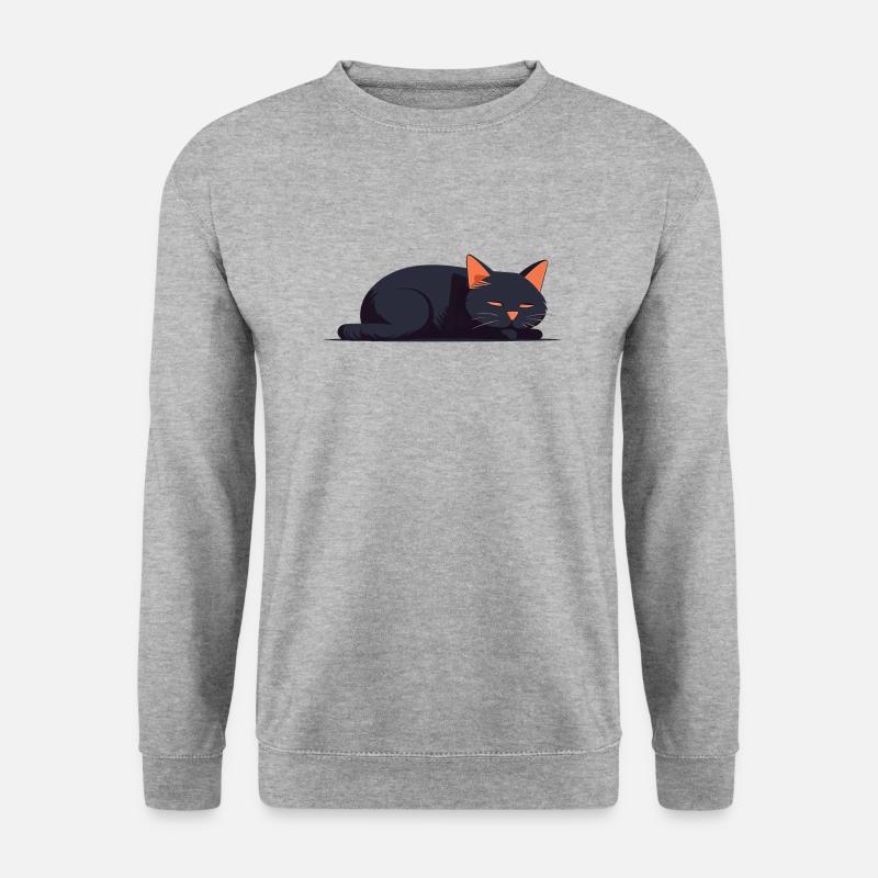 Sleeper cat - Unisex Sweatshirt - salt & pepper