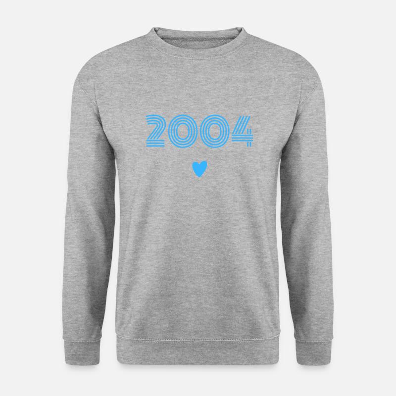 Né en 2004 garçon - Sweat-shirt Unisexe - gris chiné