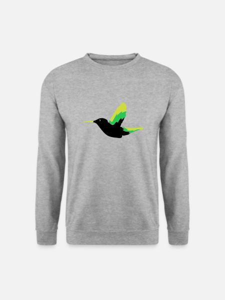 Hummingbird Bird - Unisex Sweatshirt - salt & pepper