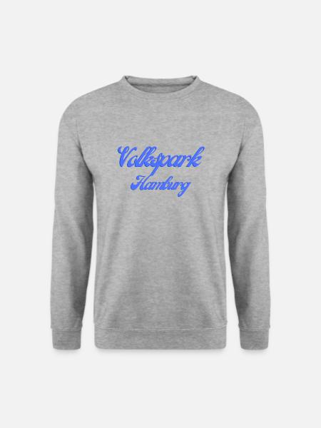 Volkspark Hamburg Blau - Unisex Pullover - Weißgrau meliert