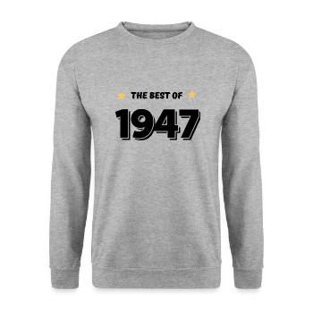 Best of 1947 - Unisex Sweatshirt - salt & pepper - Front - Alina (178cm) & Michal (187cm)