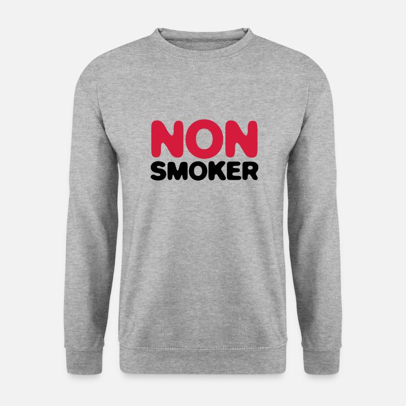 Ich bin Nichtraucher! - Unisex Pullover - Weißgrau meliert