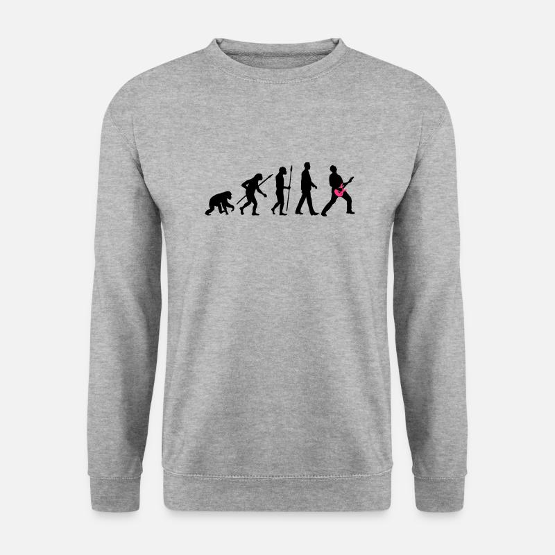 evolution_rocks_032012_d_2c - Unisex Pullover - Weißgrau meliert