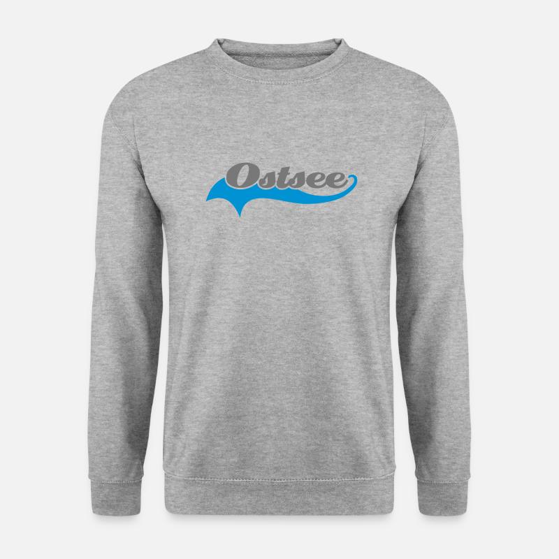 ostsee schweif - Unisex Pullover - Weißgrau meliert