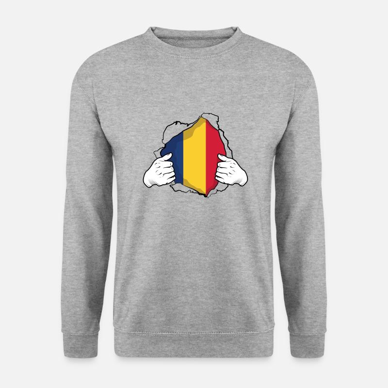Romania Flag Romanian Romanian Gift Idea Cool - Unisex Sweatshirt - salt & pepper