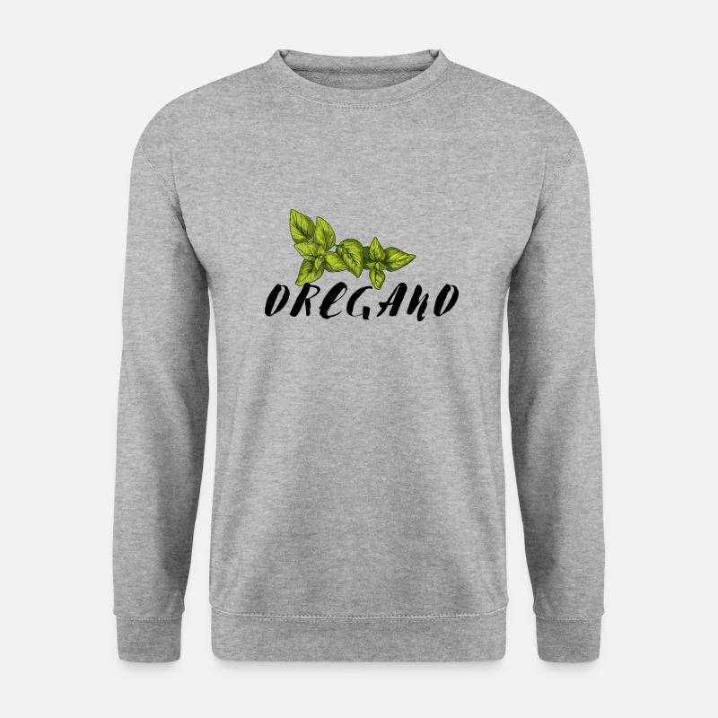 oregano - Unisex Pullover - Weißgrau meliert