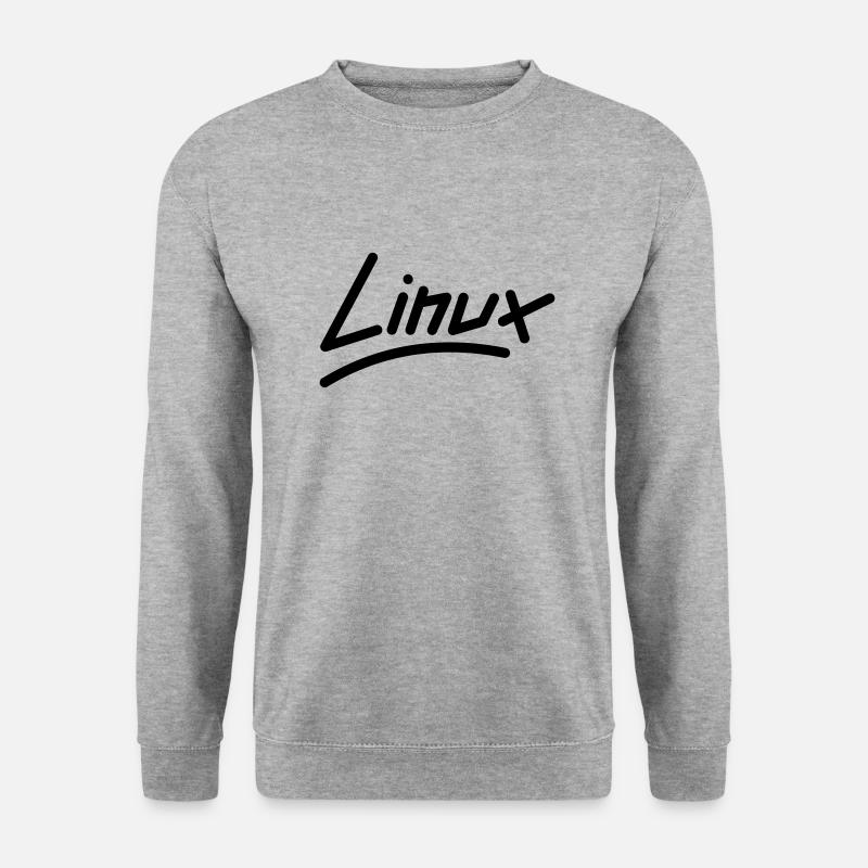 Linux - Vector - Unisex Sweatshirt - salt & pepper
