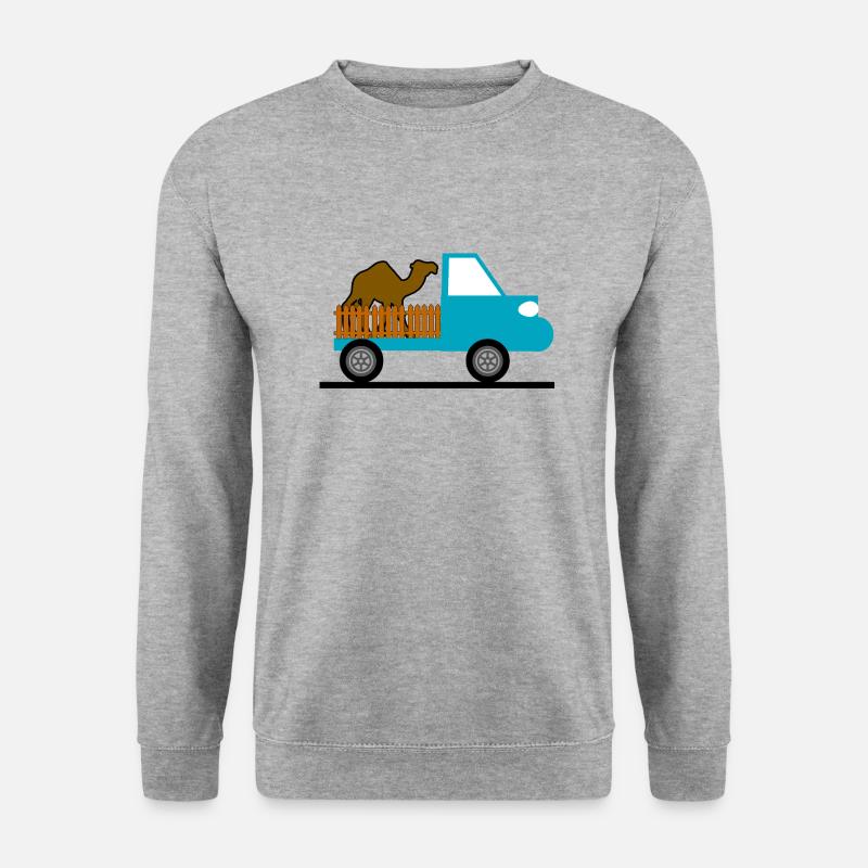 Truck - Unisex Pullover - Weißgrau meliert