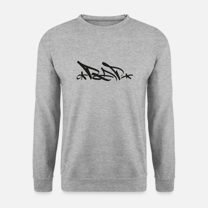 Rap - Unisex Pullover - Weißgrau meliert