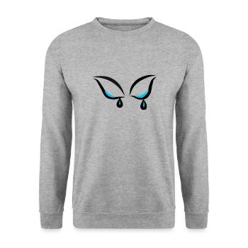 DIE SCHÖNHEIT v2.00 - Unisex Pullover - Weißgrau meliert - Vorne - Alina (178cm) & Michal (187cm)