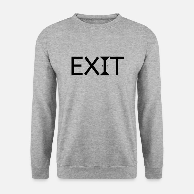 Exit - Unisex Sweatshirt - salt & pepper