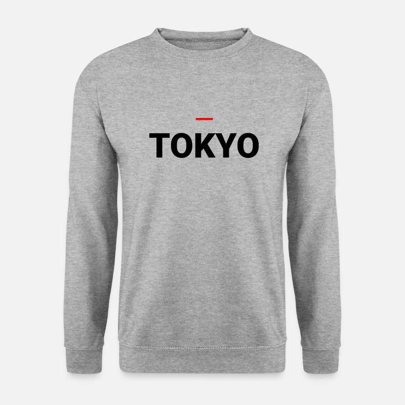 TOKIO - Unisex Pullover - Weißgrau meliert