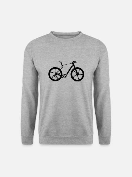 Triathlon Swim Bike Run Marathon - Unisex Pullover - Weißgrau meliert