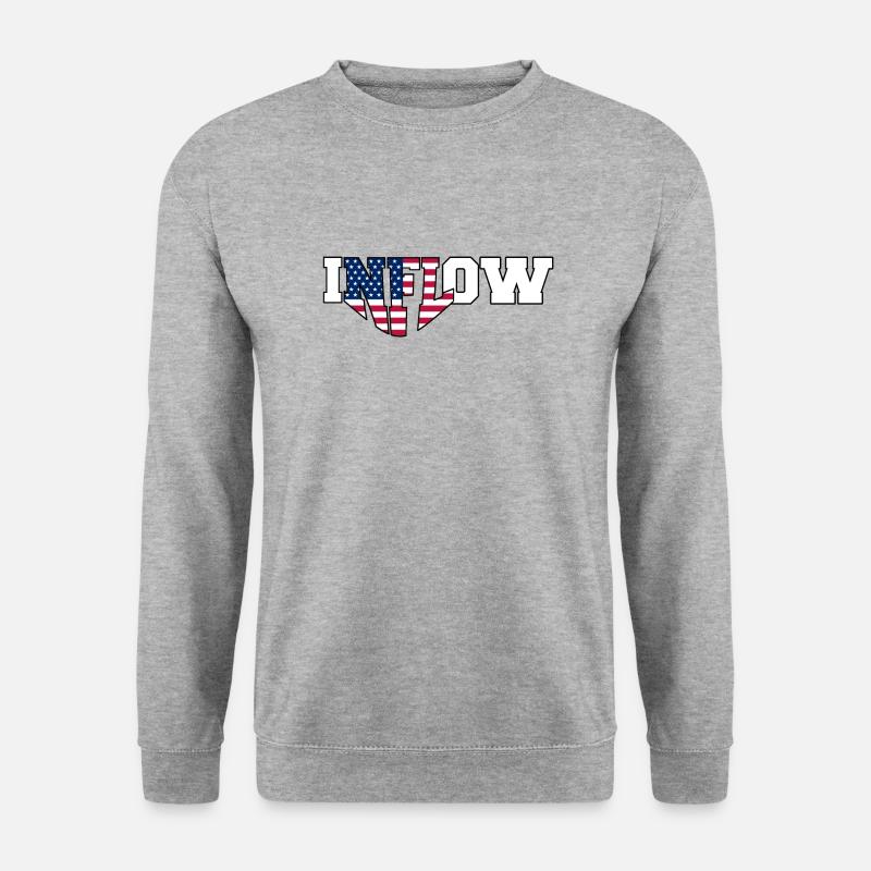 INFLOW | Election 2024 - Unisex Pullover - Weißgrau meliert