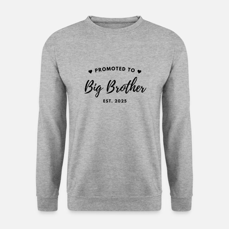 Großer Bruder 2025 - Unisex Pullover - Weißgrau meliert