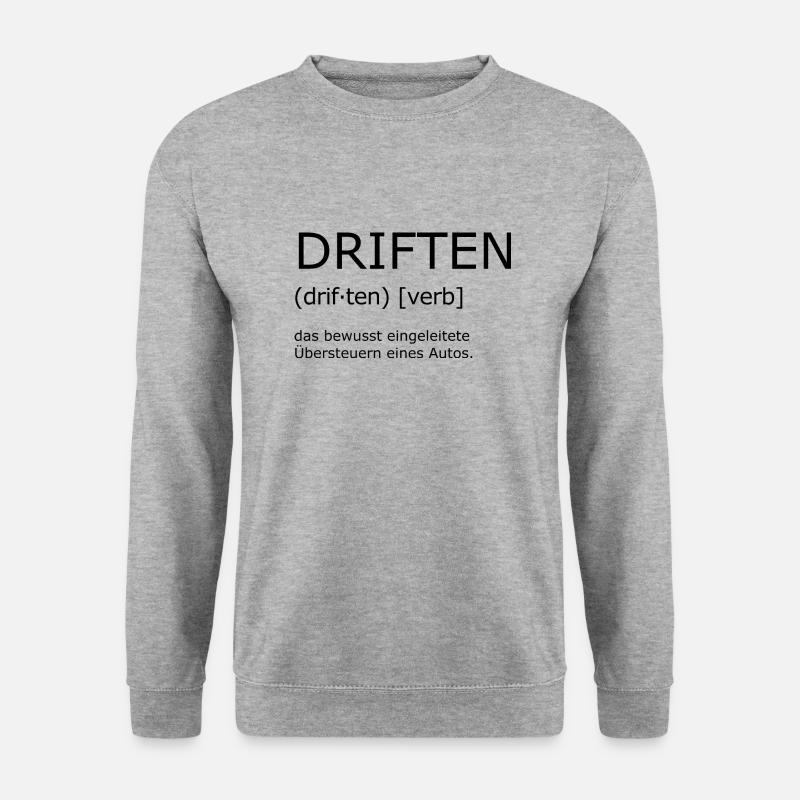 DRIFT - definition - Unisex Pullover - Weißgrau meliert