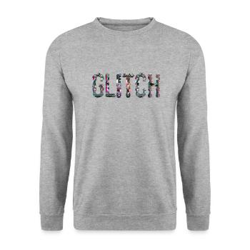 Glitch Computer PC Electronics Gaming Media Art - Unisex Sweatshirt - salt & pepper - Front - Alina (178cm) & Michal (187cm)