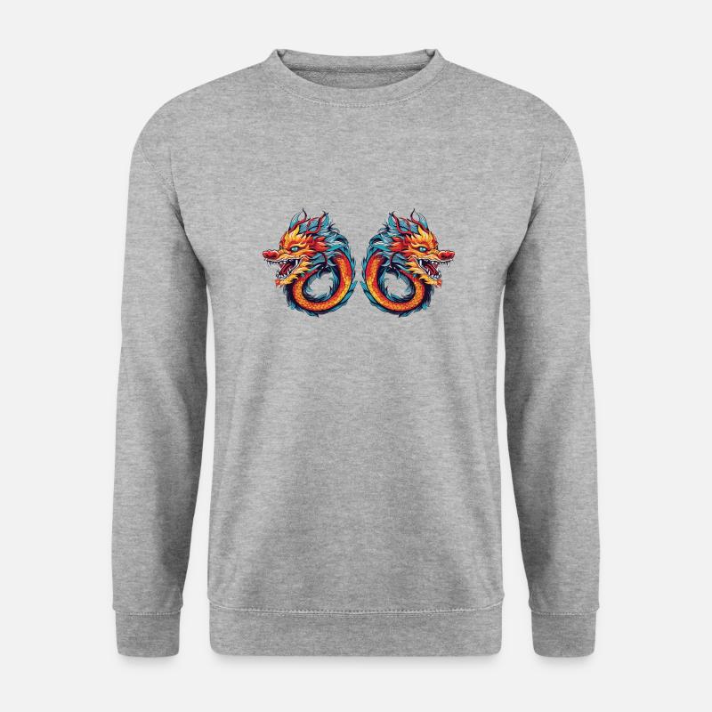 Dragons China - Unisex Sweatshirt - salt & pepper