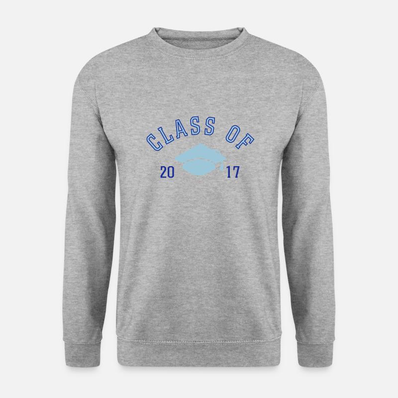 spread_class of 2017_2c - Unisex Pullover - Weißgrau meliert