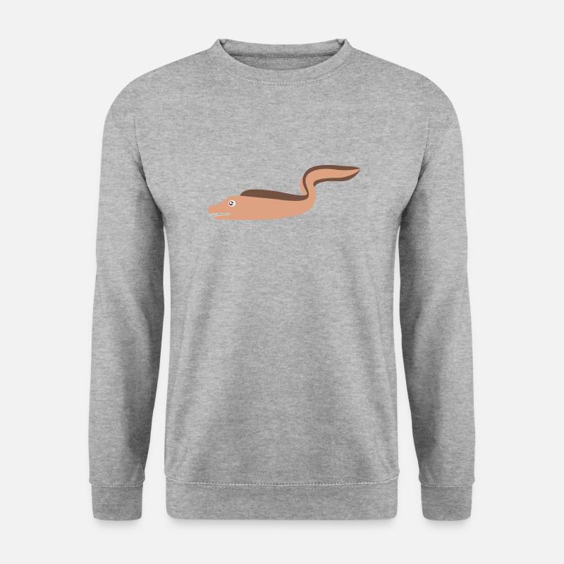 Moray eel - Unisex Sweatshirt - salt & pepper