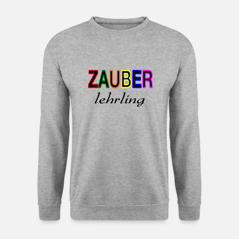 Zauberlehrling - Unisex Pullover - Weißgrau meliert