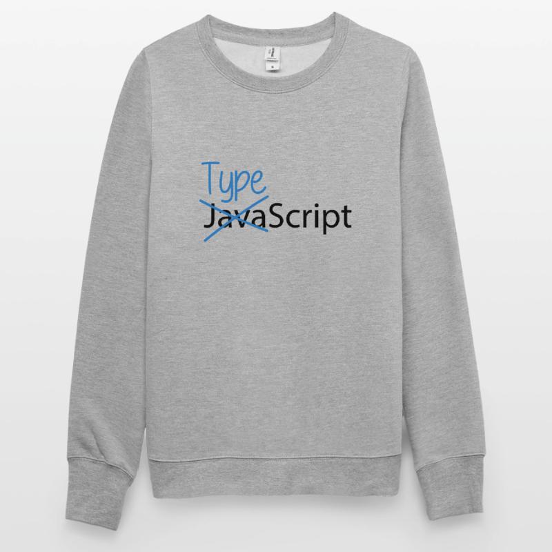 Typescript over Javascript Unisex Pullover